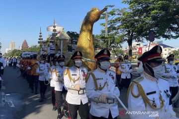 Pemakaman jenazah Pangeran Kamboja Norodom Ranariddh