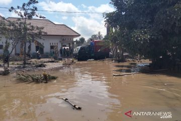 Dusun Kamar Kajang banjir akibat DAS tertutup material lahar Semeru