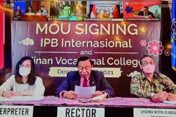Jinan Vocational College dan IPB International tandatangani proyek kerjasama
