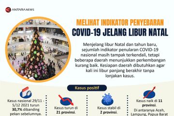 Melihat indikator penyebaran COVID-19 jelang libur Natal