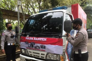 Polda Banten doa bersama dan kirim bantuan untuk korban bencana Semeru