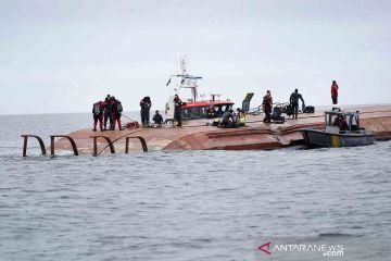 Tabrakan kapal kargo Denmark dan Inggris di Laut Baltik