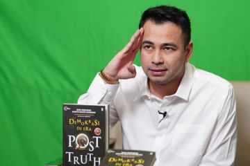 Raffi Ahmad sanjung penulis buku "Demokrasi di Era Post Truth"