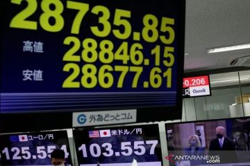 Saham Jepang melonjak karena "bargain hunting", sektor chip bersinar
