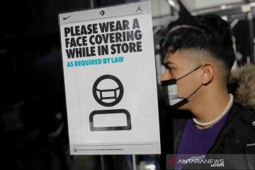 New York berlakukan penggunaan masker pelindung di dalam ruang tertutup