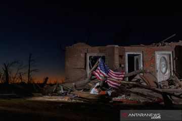 Dampak bencana tornado di Amerika