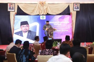 Kemenag jalin sinergi dengan BUMN-swasta dorong kemandirian pesantren