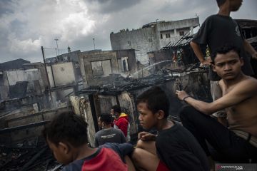 Gulkarmat Jakpus taksir kerugian kebakaran di Pasar Gaplok Rp2 miliar