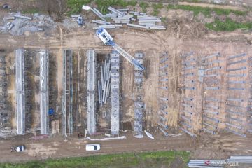 Progres Pembangunan Jalan Tol Palembang-Betung