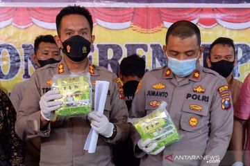 Polres Tanjung Balai ungkap peredaran 21 kg sabu