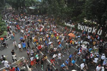 DLH Surabaya buka Bebas Kendaraan Bermotor Jl Kertajaya Minggu (19/12)