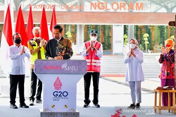 Presiden Jokowi resmikan bandara Ngloram di Blora