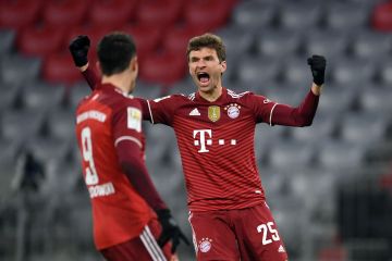 Mueller cetak gol dalam laga ke-400 saat Bayern cukur Wolfsburg 4-0