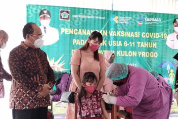 Pemkab Kulon Progo mulai vaksinasi COVID-19 usia 6-11 tahun
