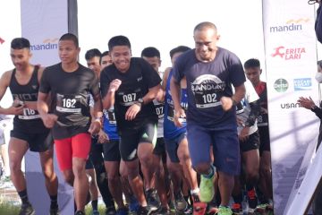 Ratusan peserta ikuti ajang lari jarak jauh Pangalengan Track Race