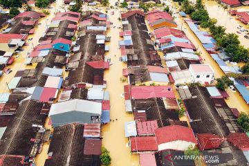 Banjir merendam kawasan Selangor Malaysia