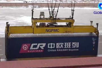 Dua pelabuhan di China utara dipadati kereta kargo China-Eropa