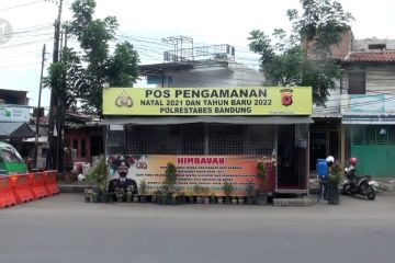 20 pos pengamanan Natal dan tahun baru siaga di seluruh Bandung