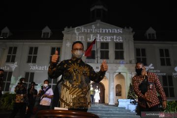 Gubernur DKI Jakarta Anies Baswedan hadiri "Christmas in Jakarta"