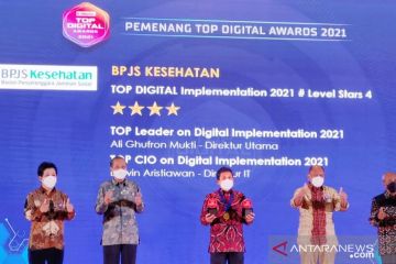 BPJS Kesehatan raih tiga penghargaan Top Digital Award 2021