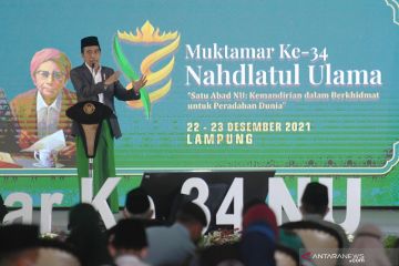 Presiden Jokowi buka Muktamar NU di Lampung