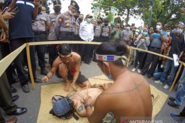 Aksi Dukung Penyelamatan Mentawai