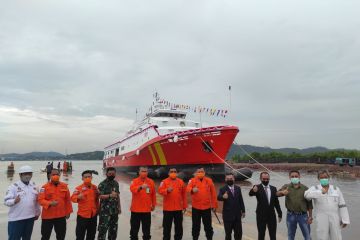 Basarnas luncurkan kapal SAR KN Ganesha 105 di Batam