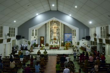 Misa Malam Natal di Bandarlampung