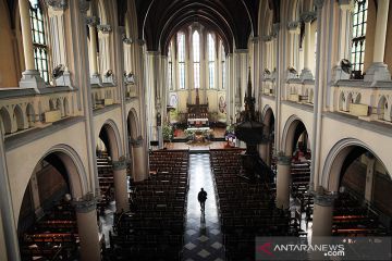 Katedral fasilitasi umat beribadah Misa Natal 2021 secara daring