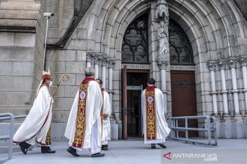 Misa Natal di gereja Katedral Jakarta