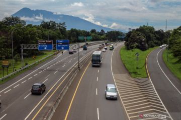 Jalur wisata Puncak lengang