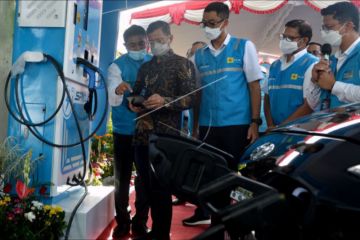 Fasilitas pengisian daya kendaraan listrik G-20