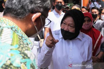 Mensos meninjau penyaluran bantuan Program Keluarga Harapan