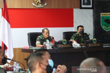 Pangdam XVIII/Kasuari pimpin evaluasi Progjagar Semester II 2021