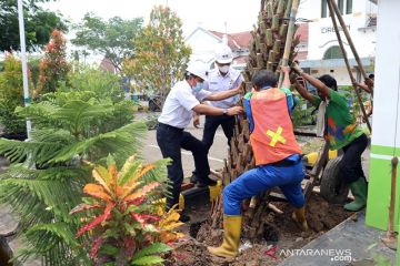 KAI gencar lakukan penghijauan di stasiun dan perkantoran