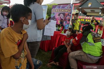 Vaksinasi anak 6-11 tahun di Yogyakarta capai 25 persen dari sasaran