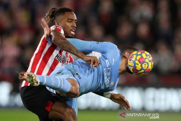 Manchester City kokoh di puncak klasemen sementara usai kalahkan Brentford 1-0