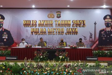 Pengungkapan kasus oleh Polda Metro capaian 102 persen pada 2021