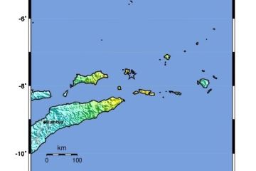 Sumber gempa di kedalaman menengah Laut Banda masih sangat aktif