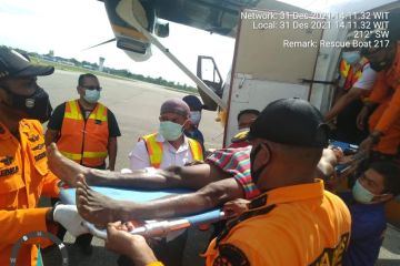 Crew dan seorang penumpang helikopter Airfast dievakuasi ke Timika