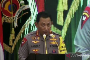 Kapolri sebut jumlah kejahatan dilaporkan sepanjang 2021 menurun