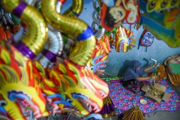 Pengrajin Terompet Musiman