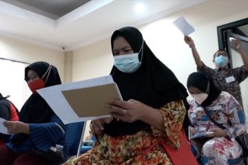 Anggota PKH Kemensos di Tanah Abang jalani pelatihan Prokus