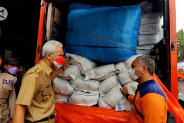 Jateng kirim logistik dan relawan ke daerah terdampak erupsi Semeru