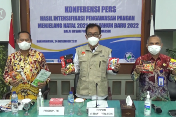 BPOM Banjarmasin temukan 384 makanan tak layak edar