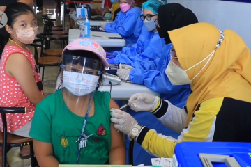 Kota Tangerang targetkan vaksinasi anak dosis I rampung awal 2022