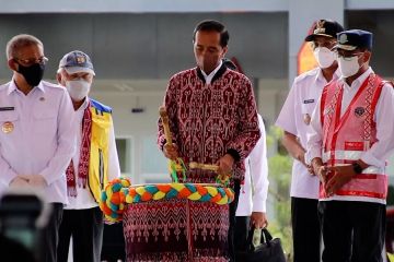 Presiden Jokowi resmikan Bandara Tebelian Sintang