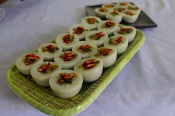 Mencicipi kue gandus,kuliner legenda khas Palembang