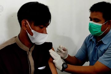 Vaksinasi di Babel capai 77%,Kapolda imbau tidak rayakan tahun baru