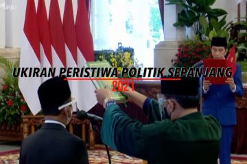 Ukiran peristiwa politik sepanjang 2021